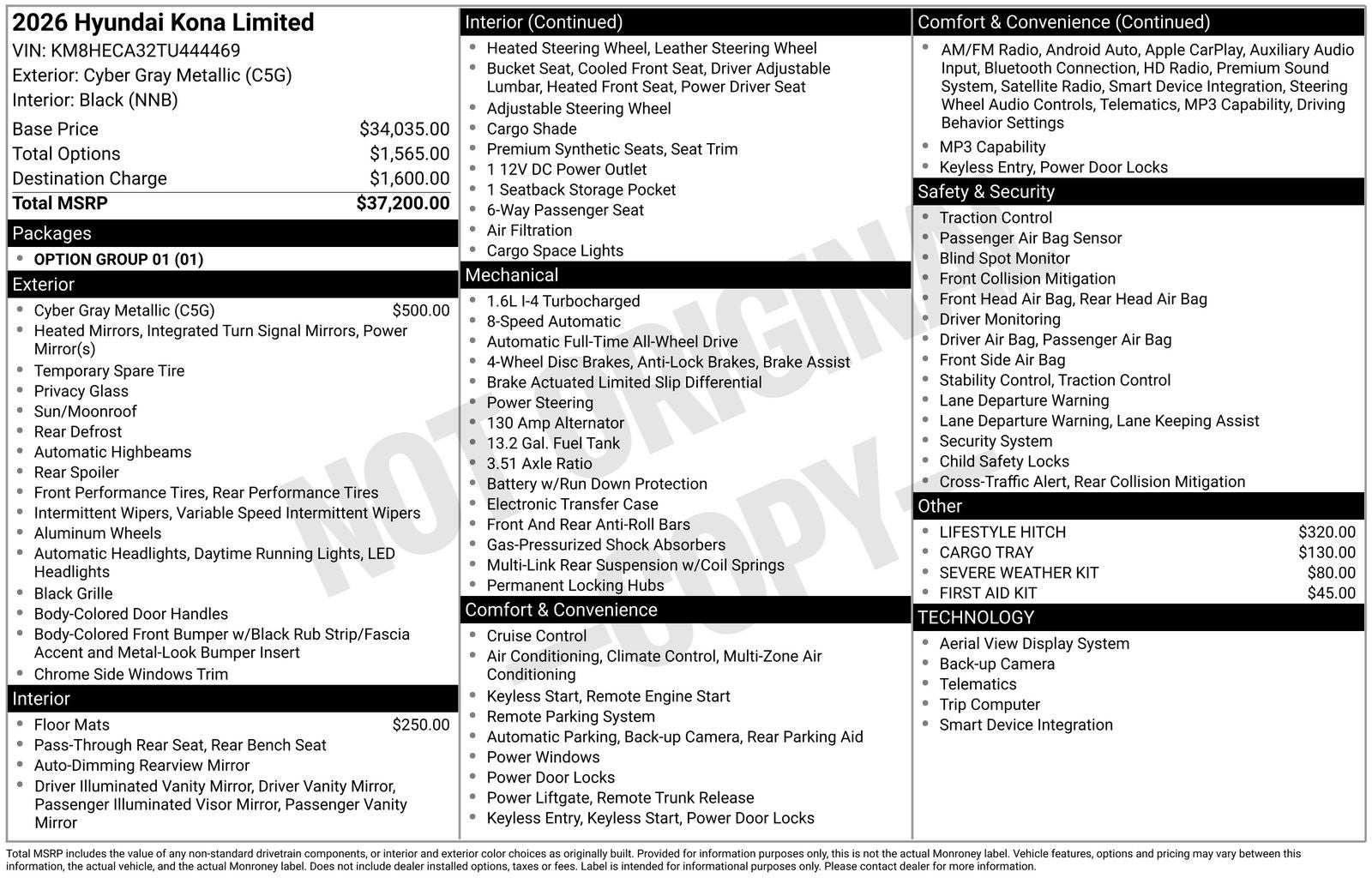 2026 Hyundai Kona Limited