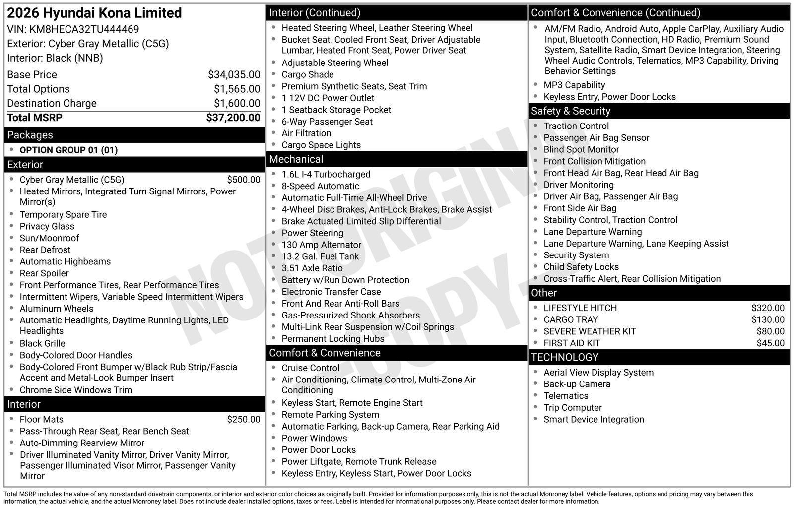 2026 Hyundai Kona Limited