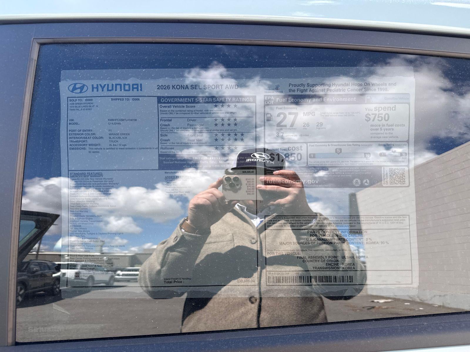 2026 Hyundai Kona SEL Sport