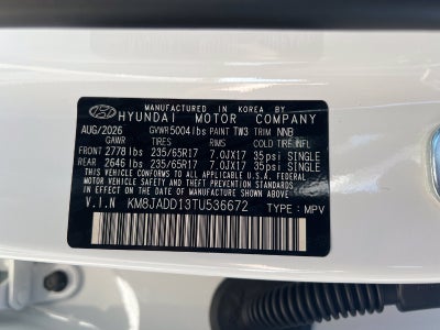 2026 Hyundai Tucson Hybrid Blue SE