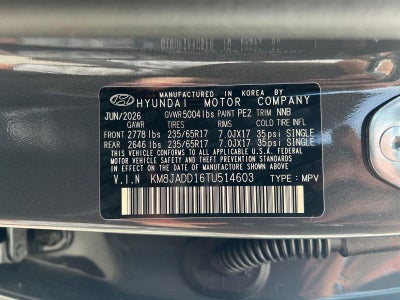 2026 Hyundai Tucson Hybrid Blue SE