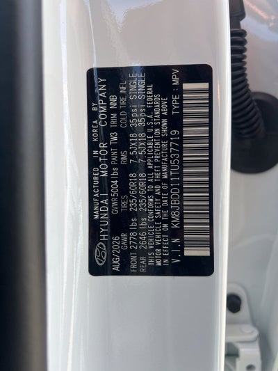2026 Hyundai Tucson Hybrid SEL