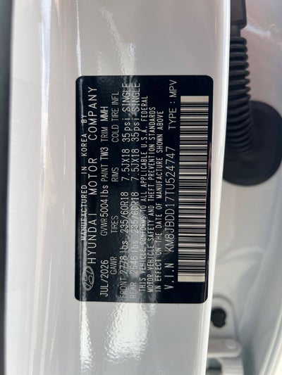 2026 Hyundai Tucson Hybrid SEL