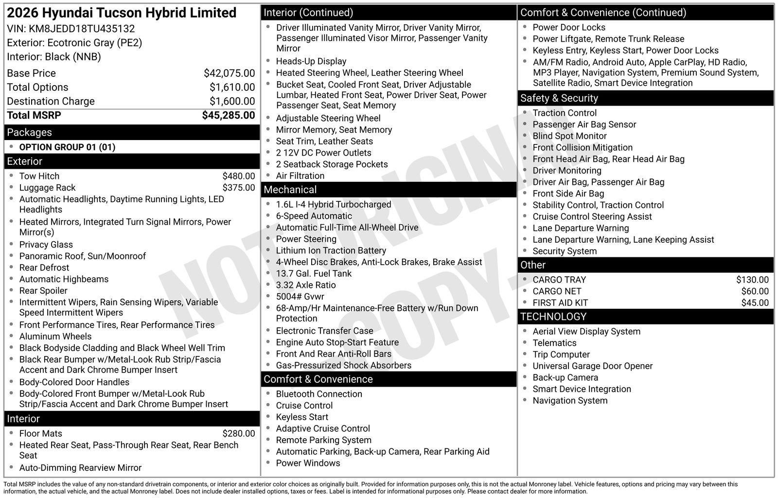 2026 Hyundai Tucson Hybrid Limited