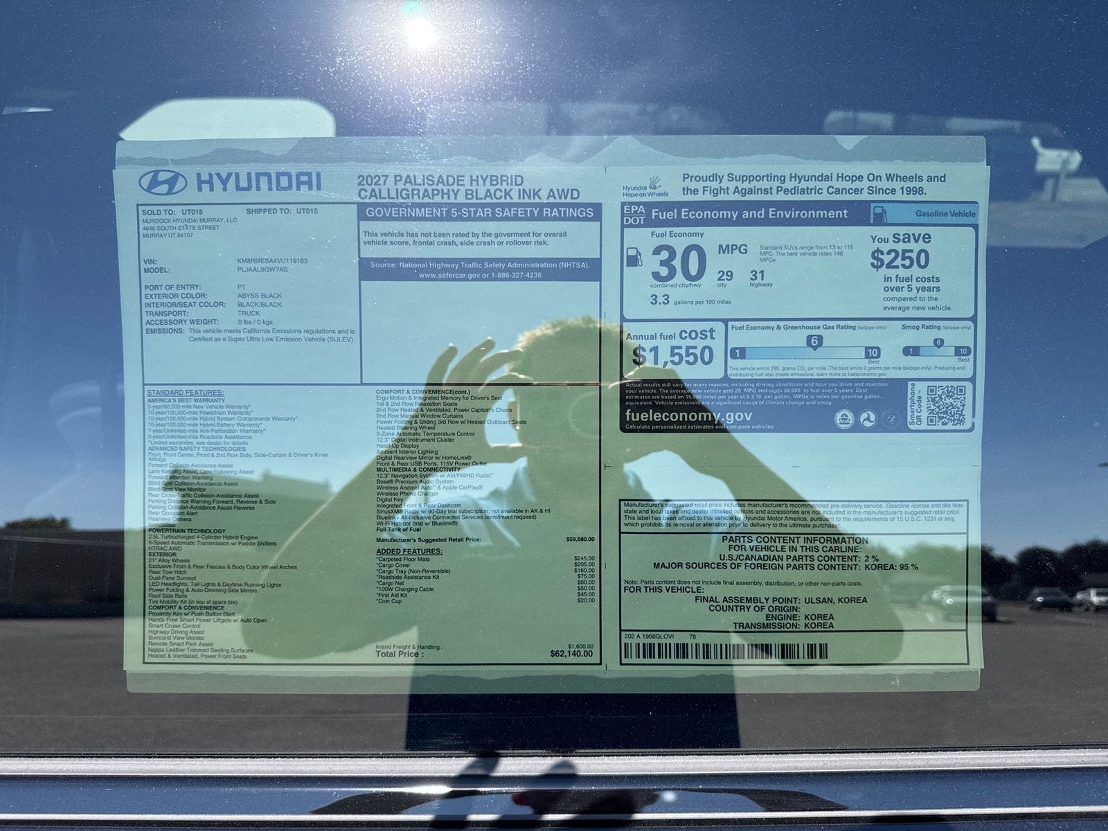 2027 Hyundai Palisade Hybrid Calligraphy