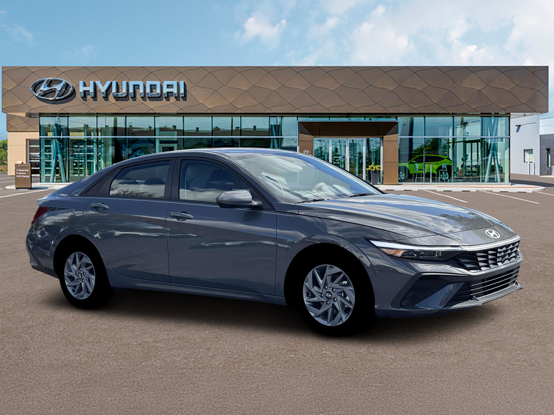 2026 Hyundai Elantra Hybrid Blue