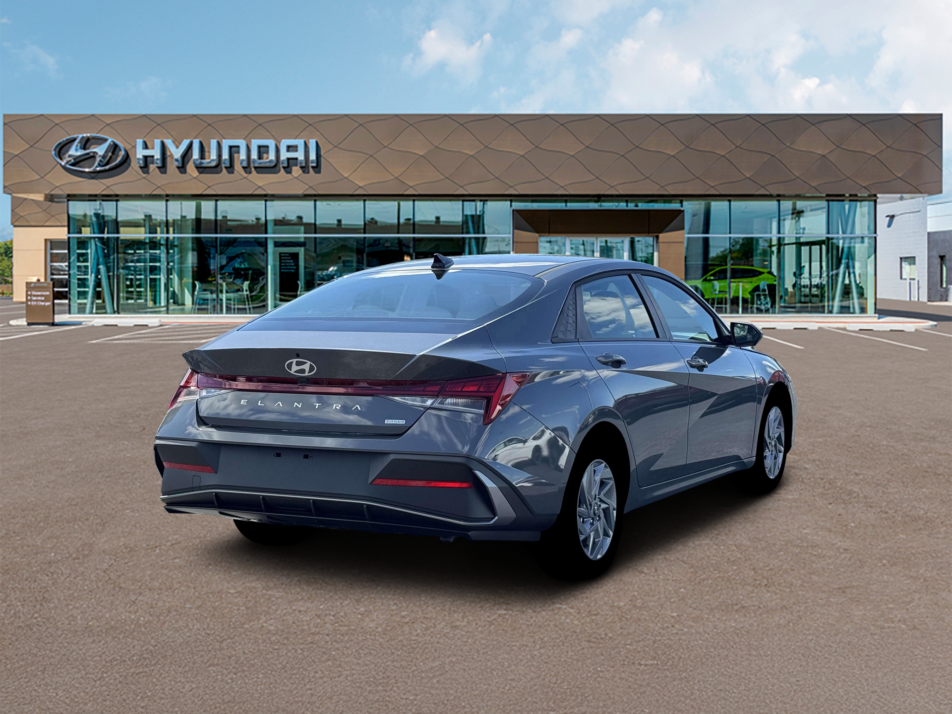 2026 Hyundai Elantra Hybrid Blue