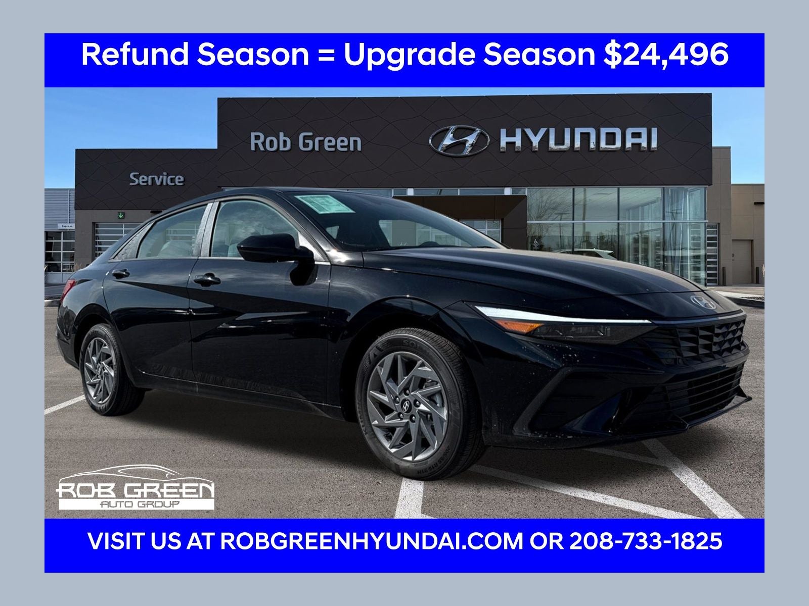 2026 Hyundai Elantra Hybrid Blue