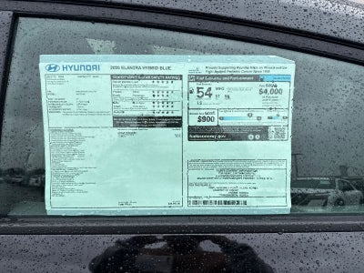 2026 Hyundai Elantra Hybrid Blue