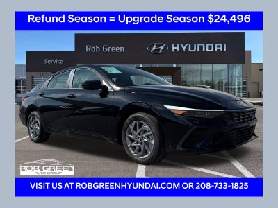 2026 Hyundai Elantra Hybrid Blue