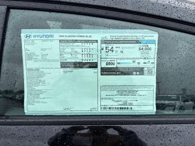 2026 Hyundai Elantra Hybrid Blue