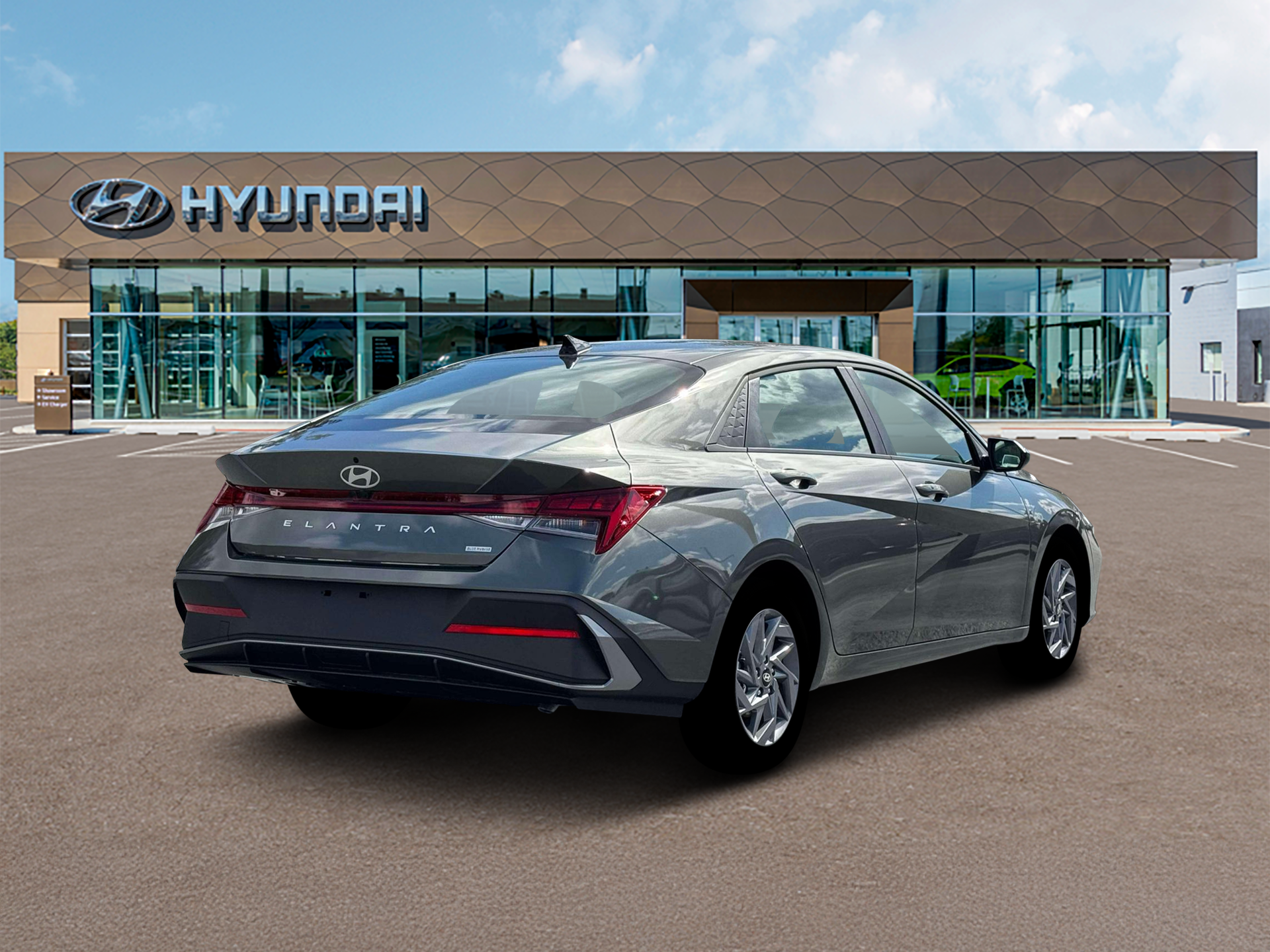 2026 Hyundai Elantra Hybrid Blue