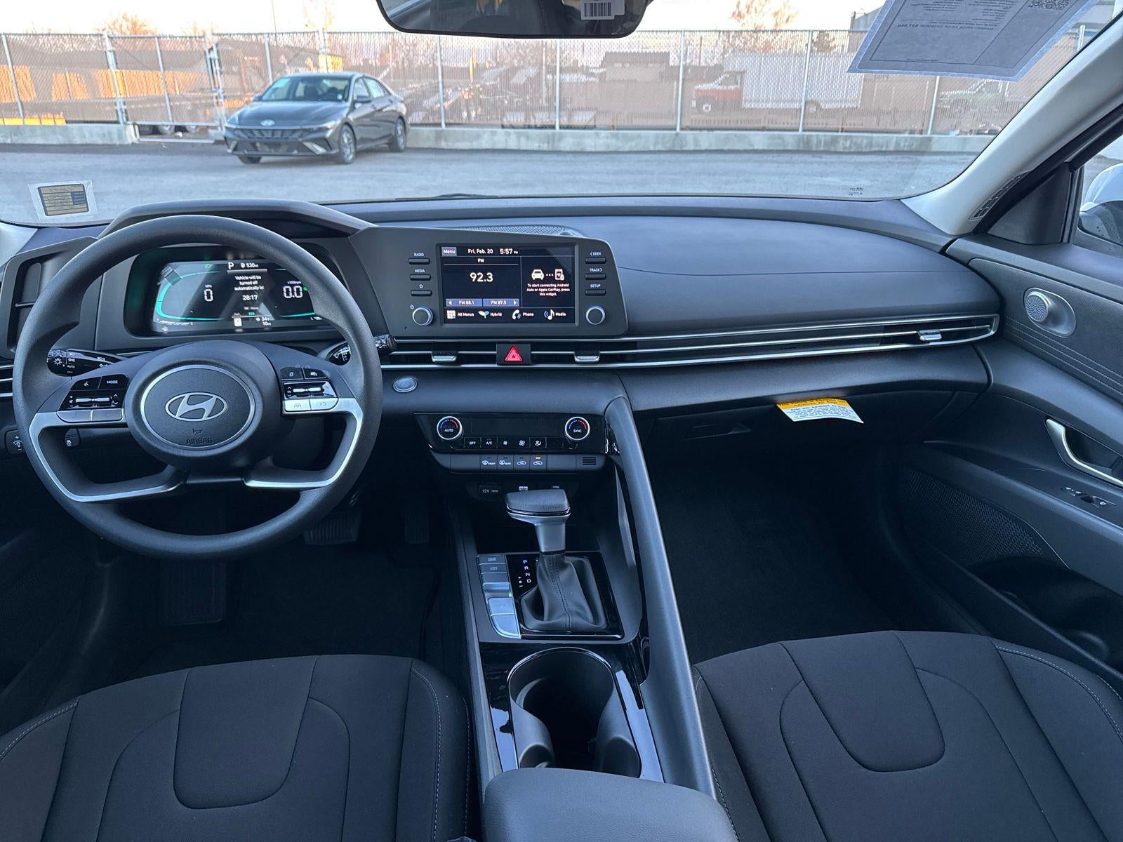 2026 Hyundai Elantra Hybrid Blue