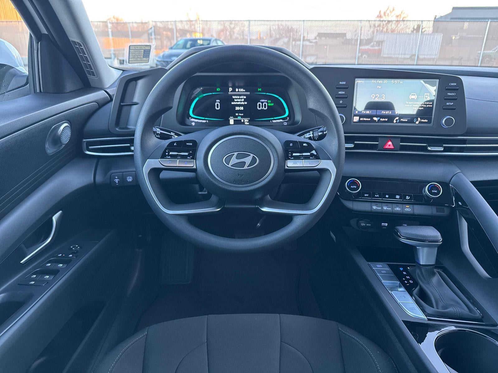 2026 Hyundai Elantra Hybrid Blue