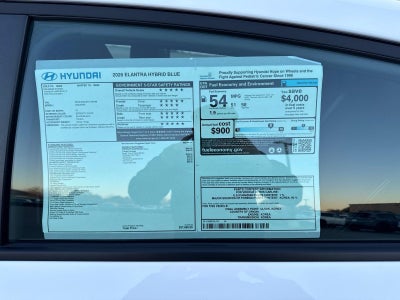 2026 Hyundai Elantra Hybrid Blue