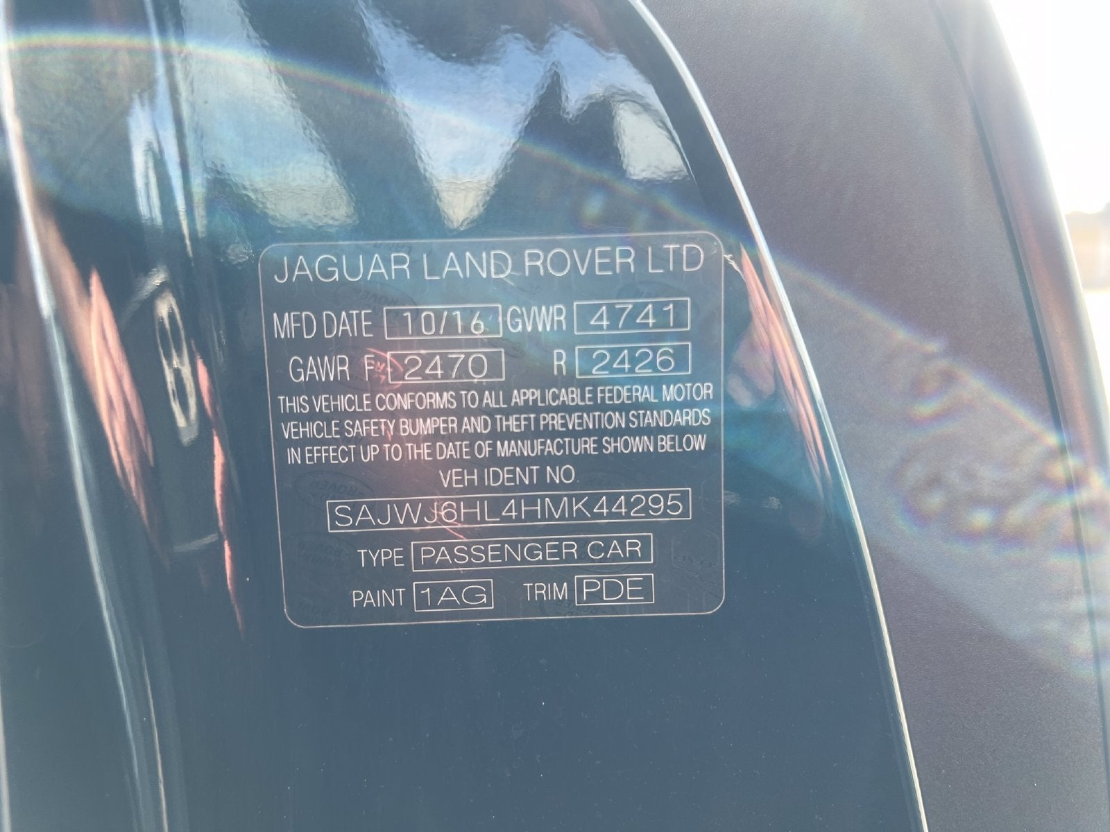 2017 Jaguar F-TYPE R